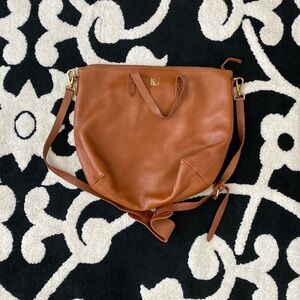 Madewell Embossed Cognac Essential Bag